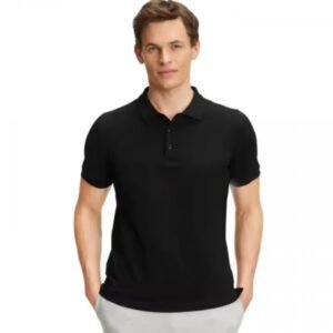 Jersey Knit Polo Shirt